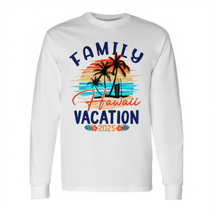 T-shirt à manches longues pour vacances en famille à Hawaï 2025 – Souvenir de voyage estival - Product Image 2