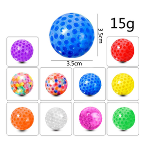 Nouvelle balle anti-stress à presser avec billes TPR de 3,5 cm pour la décompression et le soulagement du stress 2026 - Product Image 2