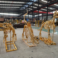 İskelet Dinozor Heykeli Jurassic Dinozor Fosili Modeli Eğitim Arkeolojisi Dinozor Fosili Müzesi Dinozor Fosili