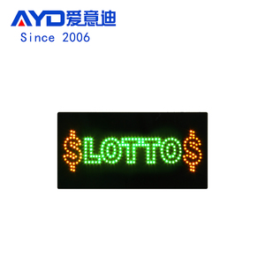 12*24 "panneau d'affichage ouvert de club de LOTTO mené lumineux élevé, magasin mené d'intérieur accrochant sur des signes d'intérieur de <span class=keywords><strong>maison</strong></span> de jeu - Product Image 1