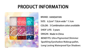 <strong>Eyeshadow</strong> <strong>Palette</strong> Flash Stage Makeup New Year's Day Performance Nightclub Shiny Patch Six-Color Glitter <strong>Gel</strong> <strong>Eyeshadow</strong> <strong>Palette</strong> - Product Image 4