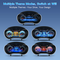 Pantalla Digital para el Tablero W205 S205 X253, Instrumento de Velocidad, Apple CarPlay Inalámbrico para Mercedes-Benz