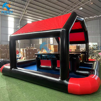 Bar aquatique gonflable commercial en PVC avec une capacité de 300 kg, installation facile pour les fêtes et événements en plein air
