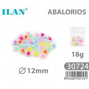 Perline Multicolore Ilan da 12mm per Creazione di Gioielli, 18g - Product Image 3