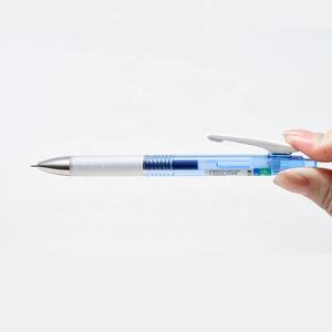 Stylos gel rétractables à pointe fine 0,5 mm Zhixin Lovein, séchage rapide, prise en main confortable pour les étudiants gauchers, corps arc-en-ciel bleu/rouge - Product Image 2