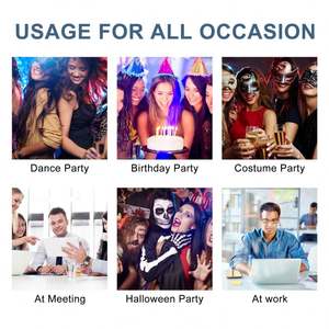 EELHOE Halloween <span class=keywords><strong>Vampire</strong></span> Maquillage Costume Fausses <span class=keywords><strong>Dents</strong></span> Prothèse Dentaire Adhésive Réaliste & Durable Gomme Dentaire Accessoires <span class=keywords><strong>de</strong></span> Fête - Product Image 4