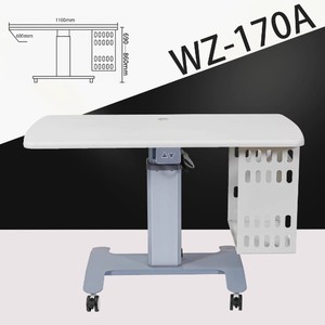 โต๊ะโรงพยาบาล Vigen Wz 170a ทรงสี่เหลี่ยม ฐานพลาสติก ดีไซน์มินิมอล - Product Image 1