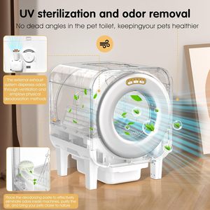 Gran oferta, caja de arena para <span class=keywords><strong>gatos</strong></span> autolimpiante inteligente, caja de arena autolimpiante para <span class=keywords><strong>gatos</strong></span>, caja de arena inteligente para <span class=keywords><strong>gatos</strong></span> - Product Image 6