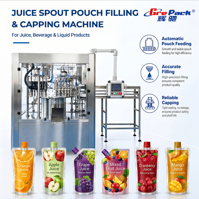 Yogurt Milk Beverage Spout Pouch Filling Machine