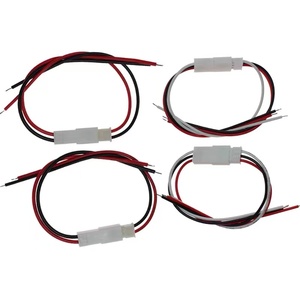Câble de raccordement personnalisé JST SYP 2,54 mm 2 broches mâle et femelle avec faisceau de câbles en silicone, connecteur JST SYP-02T-1 RCY 2,54 mm 2 broches rouge - Product Image 3