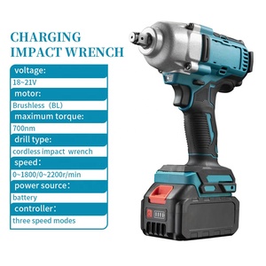 Xách tay 30N. M 3/8 inch cấp công nghiệp không dây điện tác động khoan 12V <span class=keywords><strong>lithium</strong></span> pin DIY điện tuốc nơ vít - Product Image 4