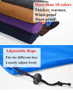 ผ้าคลุมหน้าแบบท่อไร้รอยต่อ สีพื้น ปรับแต่งได้ สำหรับปั่นจักรยาน ขี่มอเตอร์ไซค์ ผ้าพันคออเนกประสงค์ - Product Image 6