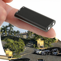 QZT Mini Digital Dictaphone Perekam Audio Konektor USB Bahan Paduan Seng Perekaman Waktu Panjang Satu Sentuhan Format WAV Model