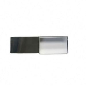 Clé USB en cristal, clé USB en verre rose doré, boîte en lin, clé USB pour photographie, 8 Go, 16 Go, 32 Go, USB 2.0 - Product Image 1