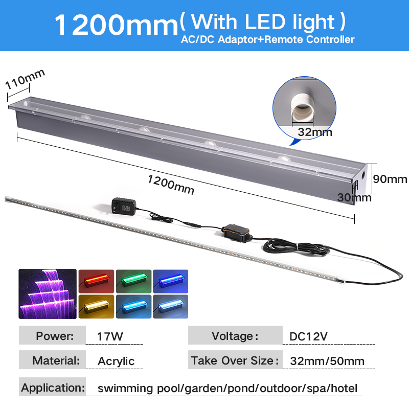 Gris 1200mm-17w+Adaptador