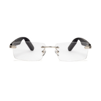 Lunettes audio optiques haut de gamme, lunettes audio musicales sans monture de haute qualité, lunettes de traduction en temps réel, anti-lumière bleue