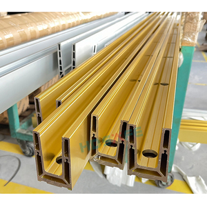 Exterior Aluminium Security <strong>Balustrades</strong> Base Mounted <strong>Glass</strong> Handrail Hardware Aluminum <strong>Frameless</strong> Profile U Channel <strong>Glass</strong> Railing - Product Image 2