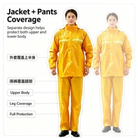Ensemble imperméable unisexe pour adulte, pantalon et veste, résistant aux fortes pluies, réfléchissant, pour le cyclisme, le travail en extérieur, vente en gros