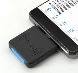 Mini 13.56MHz USB tip C bağlayın telefon NFC okuyucu ondalık standart