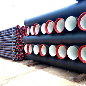 K12 DN500 Pipe Nodular Cast Iron Ductile Iron Black For Fire Fighting Thick-walled Pipe