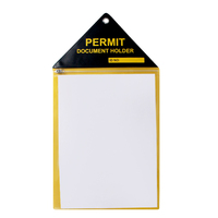 Personnalisé de haute qualité A4 étanche PVC travail fermeture éclair permis porte-documents