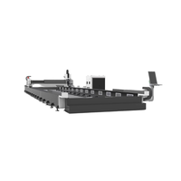 Machine de découpe laser numérique automatique de haute précision de grande taille JNFS LASER, Cypcut 1500W-20000W, laser à fibre, CNC 3 axes, refroidissement par eau