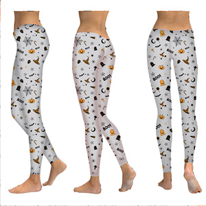 2019 Halloween Fitness Gym Personnalisé Imprimé <span class=keywords><strong>Leggings</strong></span> Pour <span class=keywords><strong>Les</strong></span> Femmes - Product Image 6