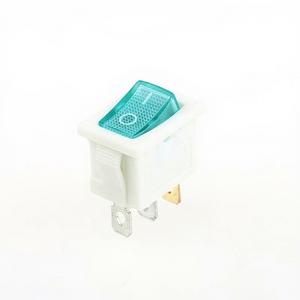 KCD1 สวิตช์รูปเรือปุ่มกด 15*21 มม. ไนลอน 250V แผงติดตั้งปุ่มโยก 2 พิน 4 พิน LED สีแดง 6A - Product Image 1