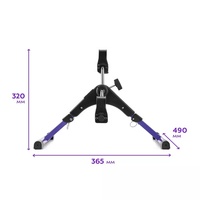Vélo d'appartement portable Maibufit MB-105 haute précision pour personnes âgées, usage domestique, en acier et plastique durables, piles AA
