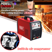 CUT40 40A Mini soudeuse plasma portable avec compresseur d'air intégré et coupeurs plasma HF 220V 40Amp