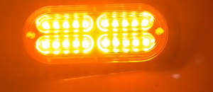 12-24V 20-LED siêu sáng cảnh báo khẩn cấp không thấm nước hổ phách màu vàng ánh sáng nhấp nháy thanh với 32 khác nhau nhấp nháy cho xe tải SUV - Product Image 3