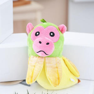 Ensemble <span class=keywords><strong>de</strong></span> jouets en peluche <span class=keywords><strong>de</strong></span> dessins animés avec requin en chaussures, tortue amusante, éléphant, singe banane, animaux en peluche pour cadeaux d'enfants, décoration <span class=keywords><strong>de</strong></span> la maison - Product Image 5