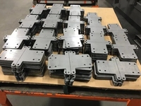 Fabrication de pièces en tôle par estampage et découpe laser, usine OEM, service de découpe laser en aluminium et acier inoxydable