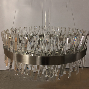 JC LIGHTING Modern Luxury American Style <strong>Light</strong> Round Chandelier Living Room <strong>Chrome</strong> Crystal <strong>Pendant</strong> for Asian House - Product Image 3