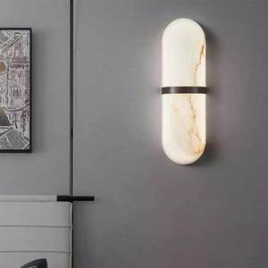 Rebel Natural Marble Wall Lamp L100 H300 <b>LED</b> <b>Light</b> Source For Living <b>Room</b> Bedroom Hallway - Product Image 2