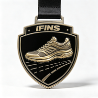 Médailles personnalisées en alliage de zinc creuses 3D en relief, médailles sportives, médailles de marathon, médailles de compétition, médailles souvenir pour les finalistes