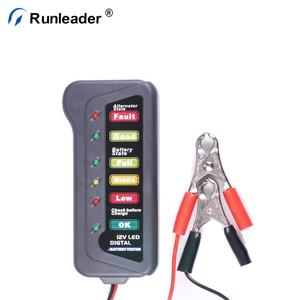 Runleader 12 V Auto Digitale Batterij Load <span class=keywords><strong>Tester</strong></span> 6 <span class=keywords><strong>LED</strong></span> Dynamo Motorfiets Voertuig <span class=keywords><strong>Display</strong></span> - Product Image 2