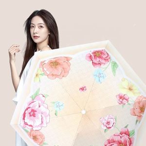 Paraguas de Viaje Compacto, Duradero y Ligero, Protección UV UPF 50+, Plegable en Cinco Secciones, EVA, 90 cm de Diámetro Abierto, Sombrilla Portátil para Bolso - Product Image 3