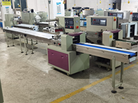 Machine d'emballage flow-pack multifonction à faible coût pour petites entreprises, idéale pour bonbons, chocolats, sucettes et sachets