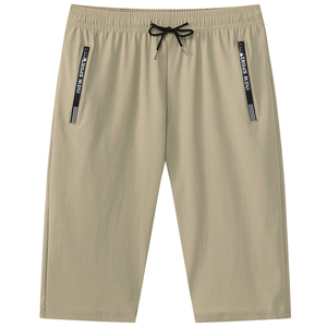 Pantalones Cortos Deportivos Casuales para Hombre de Alta Calidad, Diseño Sólido, Secado Rápido, Ligeros, Cintura Elástica, Ideales para Gimnasio y Senderismo - Product Image 2