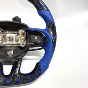 Volante Personalizado de Fibra de Carbono Azul para Dodge Charger Challenger Hellcat Charger Durango SRT <span class=keywords><strong>RT</strong></span> GT - Product Image 5