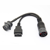 Linkyou OEM J1939 Type 2 Y Câble Deutsch 6PIN 9PIN Connecteur DB9 DB15 Conducteur en cuivre PVC Veste pour Automobiles