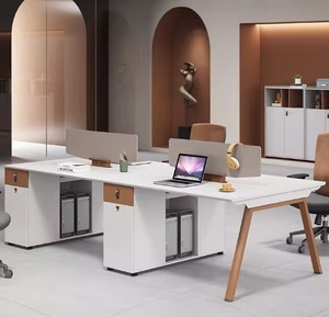 Cowork Holz heißer Verkauf 6 Sitz <span class=keywords><strong>12</strong></span> Kabinen Schreibtisch billige <span class=keywords><strong>Workstation</strong></span> Büro Möbel modulare Büro kabinen Büroarbeit platz - Product Image 3