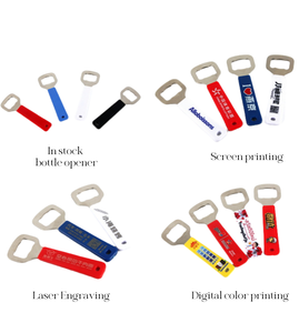 Tùy chỉnh in ấn laser logo dài xử lý phẳng phong cách kim loại bia mở chai thiết kế hiện đại cho quảng cáo Quà tặng khuyến mãi - Product Image 6