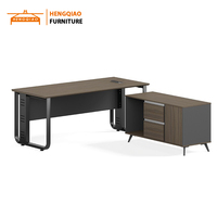 Mobilier de bureau Grand bureau Moderne Luxe Bureau du PDG Table d'ordinateur Table du patron pour le bureau