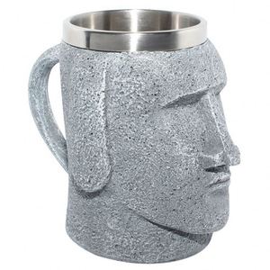 Moai <b>Easter</b> Island Beer <b>Mug</b> Bottle Opener-Creative Design Stainless Steel High Temperature Resistance - Product Image 1