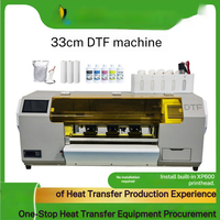 Impresora DTF XP600 de 33 cm, Automática, Nueva, de Cinco Colores, para Transferencia Térmica de Camisetas y Prendas