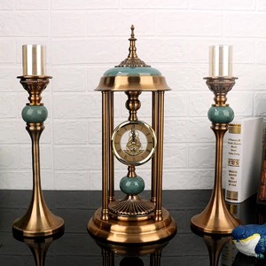 Vintage di lusso Boheme orologio da tavolo e portacandele Set di decorazioni per la casa accessori per il natale per l'illuminazione della stanza - Product Image 6