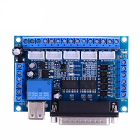 Carte de dérivation de l'adaptateur d'interface de pilote de moteur pas à pas CNC Mach3 avec câble USB
