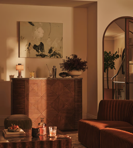 Credenza per Sala da Pranzo Realizzata con Cura in Marmo e Legno di Quercia Mobile Contenitore Buffet - Product Image 4